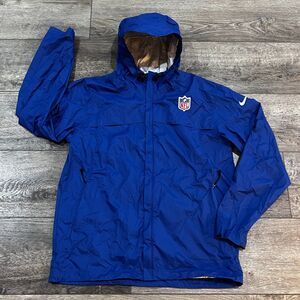Vintage Nike Jacket Blue NFL Storm Fit 5 On Field Apparel Rain Mens Size Medium